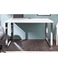 Invicta Interior Modern bureau WHITE DESK 120cm witte hoogglans bureautafel - 20999