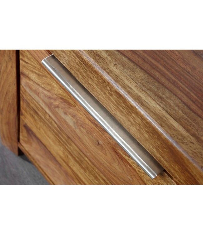 Invicta Interior Massief tv-meubel PURE 135cm Sheesham steenafwerking lowboard palissanderhout - 22684