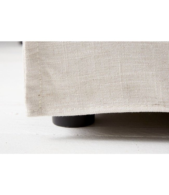 Invicta Interior Bank 3-zits Heaven Natuur Linnen 202cm - 22689