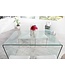 Invicta Interior Extravagante glazen eettafel FANTOME 120cm transparant bureau volledig glazen tafel - 22862