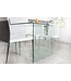 Invicta Interior Extravagante glazen eettafel FANTOME 120cm transparant bureau volledig glazen tafel - 22862