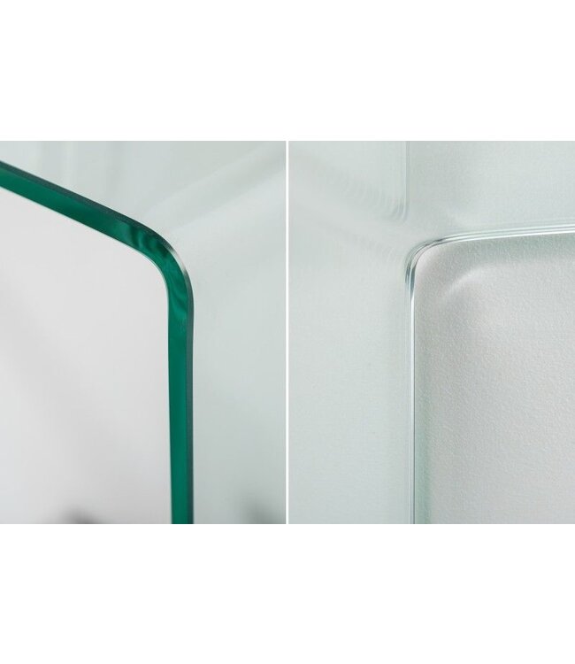 Invicta Interior Extravagante glazen consoletafel FANTOME 100 cm transparant bureau, volledig glazen tafel - 22866