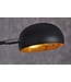 Invicta Interior Design booglamp FIVE LIGHTS 210cm zwartgouden vloerlamp met marmeren voet - 22967
