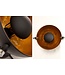 Invicta Interior Design wandlamp STUDIO 38cm zwart bladgoud look kantelbare kap - 35124