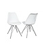 Invicta Interior Retro stoel SCANDINAVIA MEESTERSTUK wit met verchroomd stoelframe - 35784