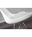 Invicta Interior Retro stoel SCANDINAVIA MEESTERSTUK wit met verchroomd stoelframe - 35784