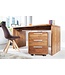 Invicta Interior Stevige rolcontainer CUBUS 60cm Sheesham Palissander Hout Steenafwerking 3 lades - 35896