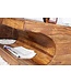 Invicta Interior Elegante salontafel CUBUS 120cm Sheesham palissander massief hout steenafwerking - 35898