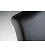 Invicta Interior Elegante stoel MODERN BAROK zwart fluwelen stoelpoten van roestvrij staal - 36546