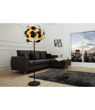 Invicta Interior Moderne design vloerlamp INFINITY HOME 170cm zwart goud vloerlamp - 36839