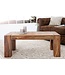 Invicta Interior Massief houten salontafel MAKASSAR 100cm Sheesham unieke korrel - 37047