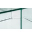 Invicta Interior Hoogwaardige set van 2 glazen salontafels FANTOME 100cm transparant - 37255