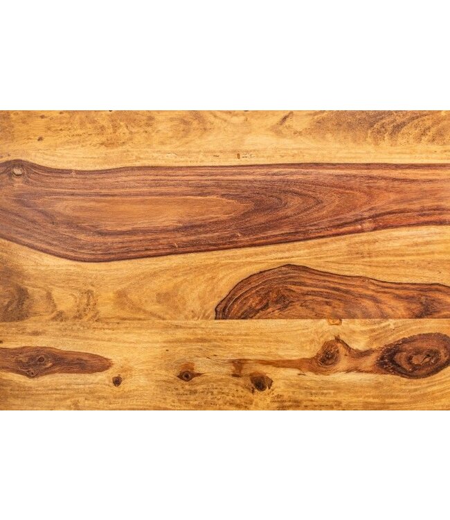 Invicta Interior Massief kostbare houten salontafel GIANT 45cm Sheesham Stone Finish - 37459