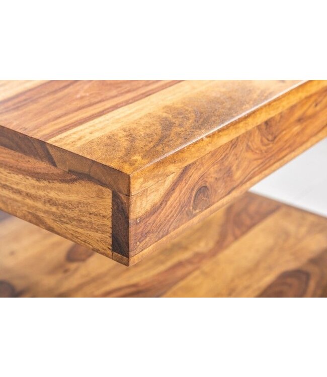 Invicta Interior Massief kostbare houten salontafel GIANT 45cm Sheesham Stone Finish - 37459