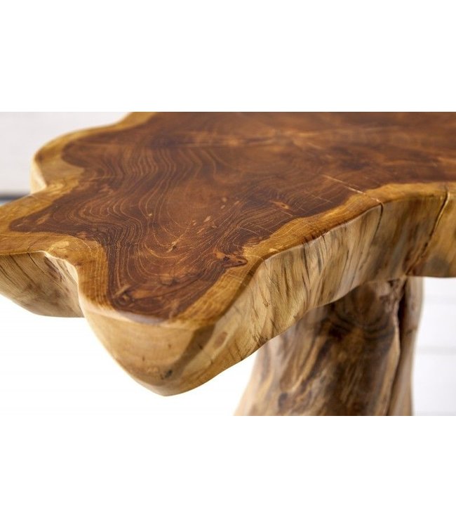 Invicta Interior Massieve bijzettafel ROOT 40cm teak met jaarringen - 38237