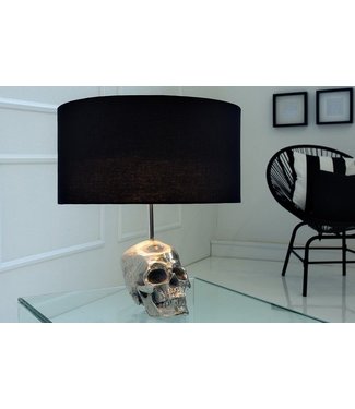 Invicta Interior Extravagante tafellamp SKULL 44cm zwarte schedel tafellamp - 38320