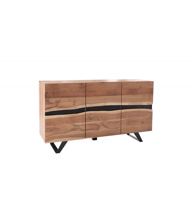 Invicta Interior Massief dressoir AMAZONAS 150 cm acacia metalen boomrand - 38331