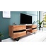 Invicta Interior Massief tv-meubel AMAZONAS 160cm acacia metalen lowboard boomrand - 38332