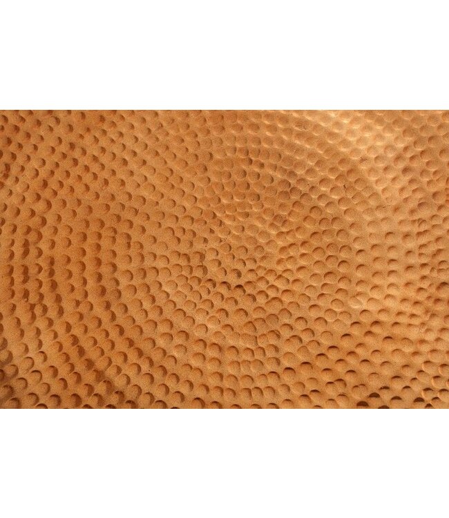 Invicta Interior Ronde salontafel ORIENT 80cm koper metaal aluminium gehamerd ontwerp handgemaakt - 38395