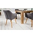 Invicta Interior Design armleuningstoel SUPREME vintage grijs met massief houten poten - 38439