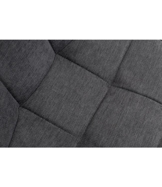 Invicta Interior Design sledestoel MIAMI donkergrijs metalen frame mat zwart - 38501