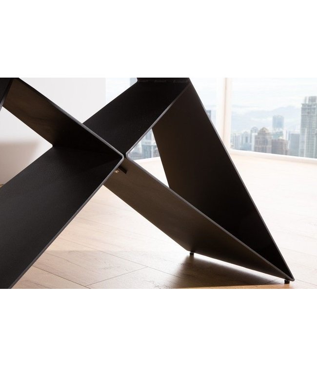 Invicta Interior Uitschuifbare eettafel PROMETHEUS 180-220-260cm lava keramiek gemaakt in Italie - 38557