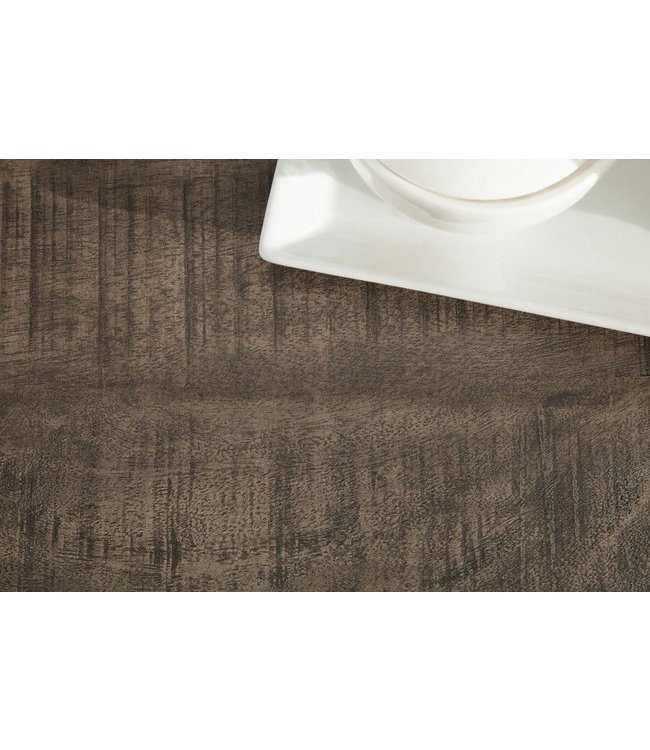 Invicta Interior Design salontafel IRON CRAFT 100cm mangohout grijs industrieel design massief ijzeren sledeframe - 38661