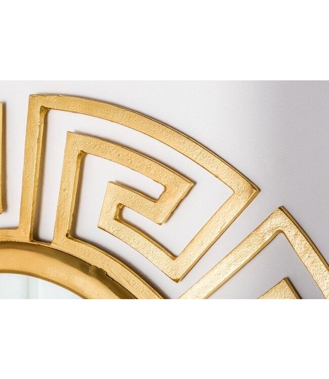 Invicta Interior Glamorous design spiegel EUPHORIA XL 85cm gouden wandspiegel handgemaakt van metaal - 38744