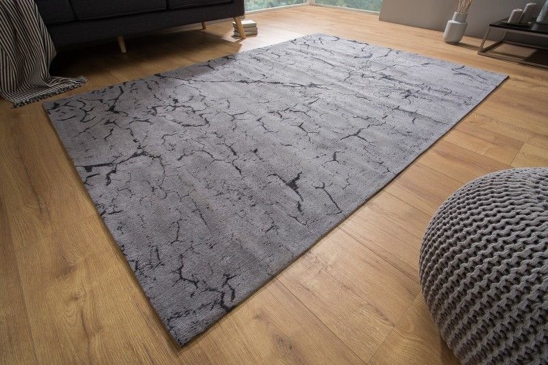 Designtapijt FIRE AND EARTH 240x160cm grijs katoen - 38756