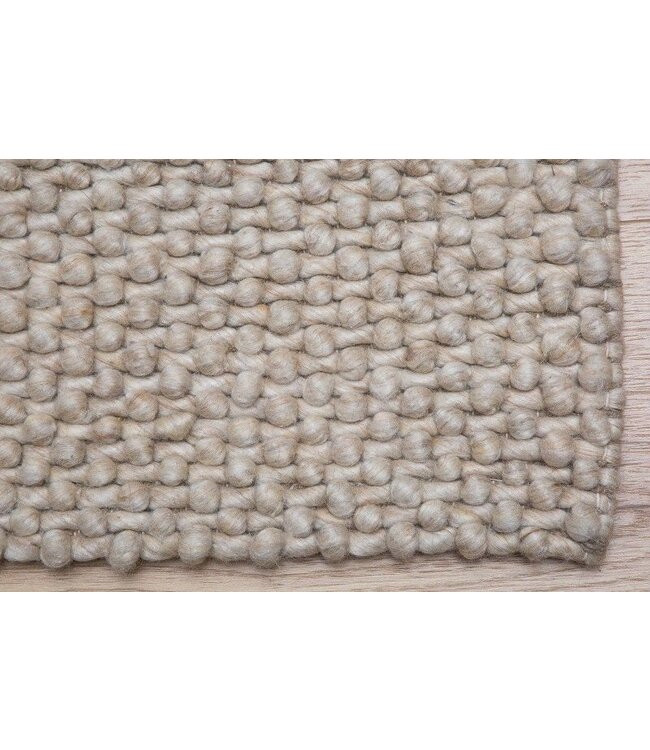 Invicta Interior Handgemaakt tapijt WOL 240x160cm beige van wol - 38761