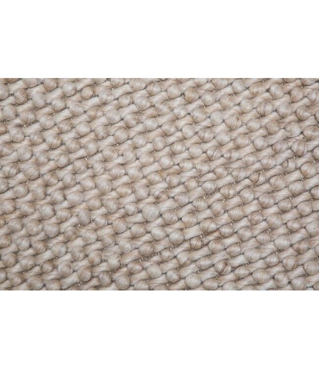 Invicta Interior Handgemaakt tapijt WOL 240x160cm beige van wol - 38761