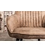 Invicta Interior Elegante armleuningstoel TURIJN vintage taupe met decoratieve stiksels - 38790