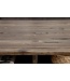 Invicta Interior Handgemaakte salontafel SCORPION 110cm acacia zwarte haarspeldpoten massief hout met opbergruimte - 38830