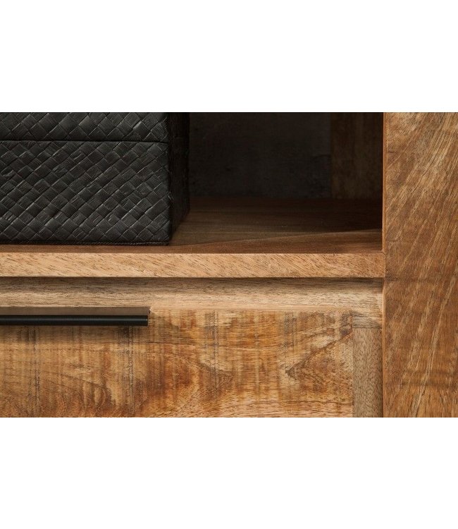 Invicta Interior Massief tv-meubel IRON CRAFT 170cm mangohouten lowboard 3 lades - 38929