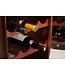 Invicta Interior Massief wijnrek BODEGA 60cm koffiebruin grenen vat bartafel voor 14 flessen - 38963