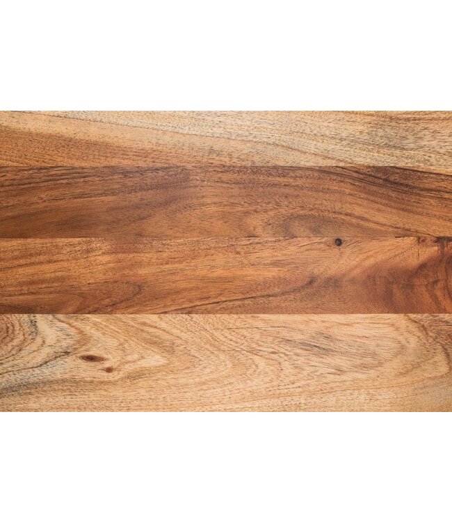 Invicta Interior Authentieke bijzettafel FACTORY 43cm massief acaciahout industrieel design - 39291