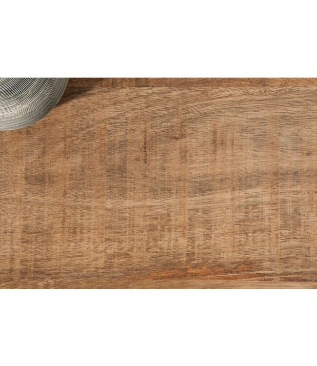 Invicta Interior Massieve salontafel IRON CRAFT 100cm mangohout met lade - 39293