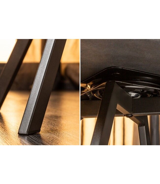 Invicta Interior Draaibare designstoel MR. LOUNGER grijs met armleuning - 39352