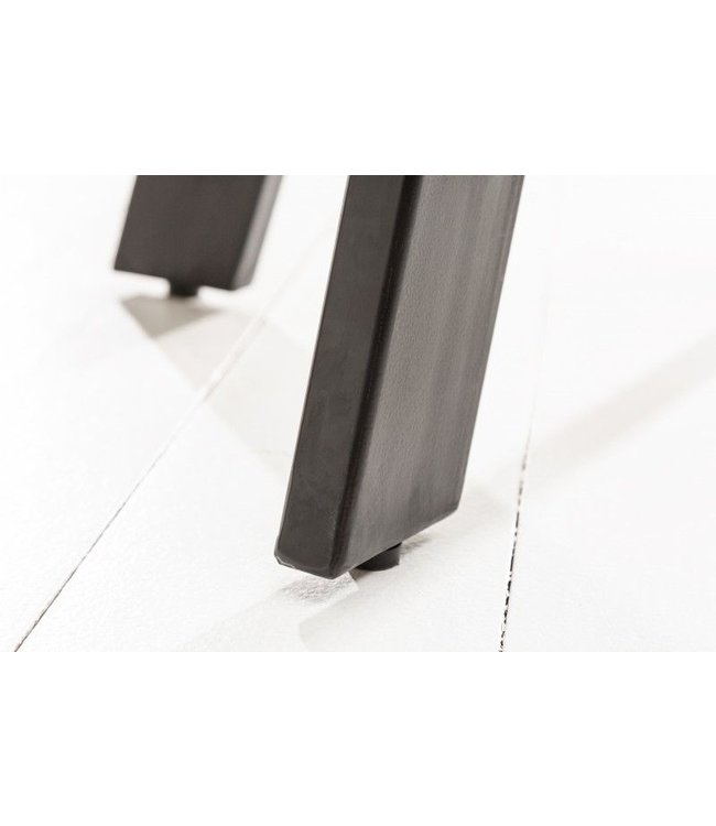 Invicta Interior Massieve eettafel IRON CRAFT 80cm rond naturel mangohout - 39400