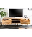 Invicta Interior Massief tv-meubel LIVING EDGE 160cm wild eiken geolied boomrand lowboard - 39434