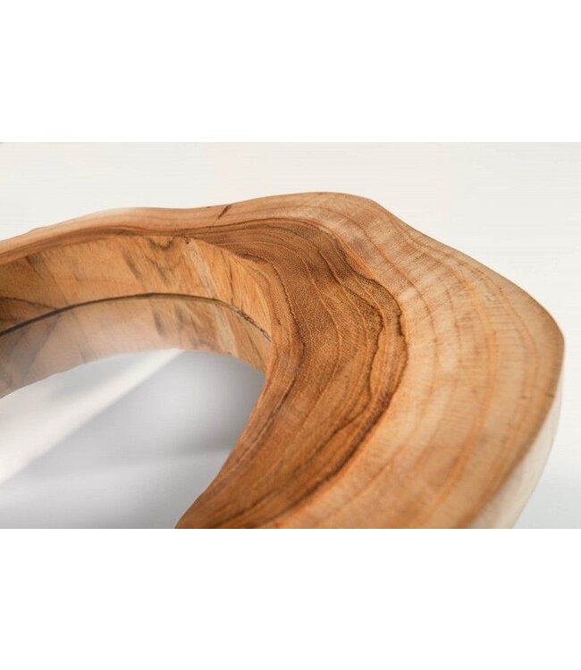 Invicta Interior Handgemaakte spiegel REFLECT 31 cm natuurlijke teakhouten wandspiegel - 39546