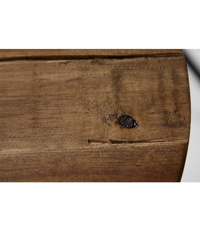 Invicta Interior In hoogte verstelbare zitkruk FACTORY Acacia verweerd industrieel ontwerp - 39711