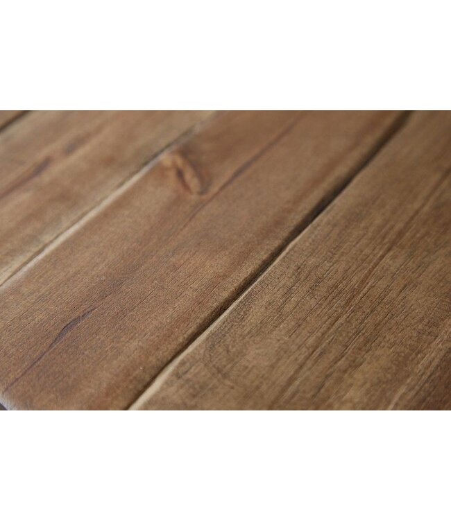 Invicta Interior In hoogte verstelbare zitkruk FACTORY Acacia verweerd industrieel ontwerp - 39711