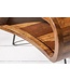 Invicta Interior Retro salontafel ORGANIC LIVING 70cm Sheesham palissander massief hout met opbergruimte Haarspeldpoten - 39752