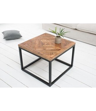 Invicta Interior Massieve bijzettafel INFINITY HOME 60cm mangohout industrieel design - 39787