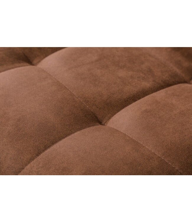 Invicta Interior Design sledestoel MIAMI lichtbruin metalen frame mat zwart - 39855