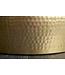 Invicta Interior Ronde salontafel ORIENT III 60cm goud metaal gehamerd ontwerp handgemaakt - 39886