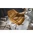 Invicta Interior Draaifauteuil BIG DUTCH mosterdgeel fluweel met armleuningen retrostijl - 40010