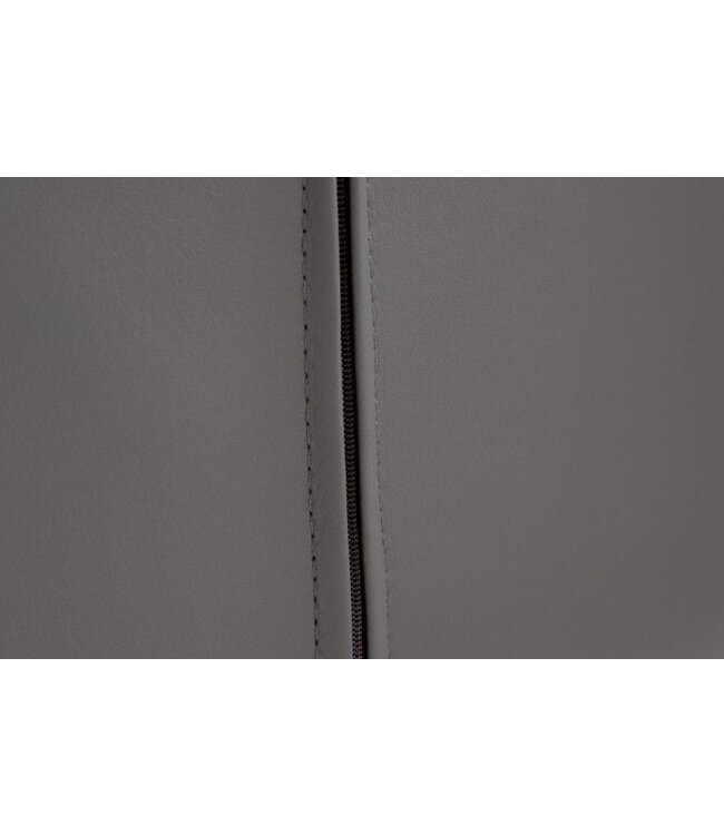 Invicta Interior Design stoel DIVANI donkergrijs metalen frame zwart in retrostijl - 40018