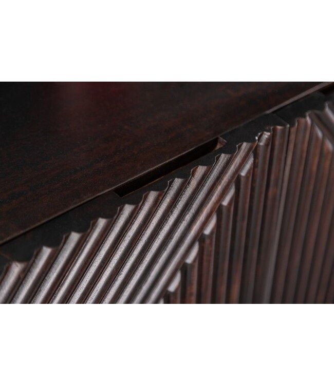 Invicta Interior Massief dressoir CREATIVO 177 cm mangohout, gedetailleerd retro-design aan de voorkant - 40049